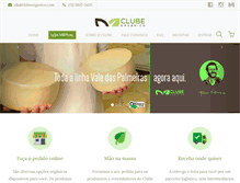 Tablet Screenshot of clubeorganico.com